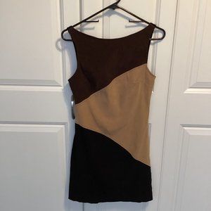 Sleeveless colorblock dress - sze M